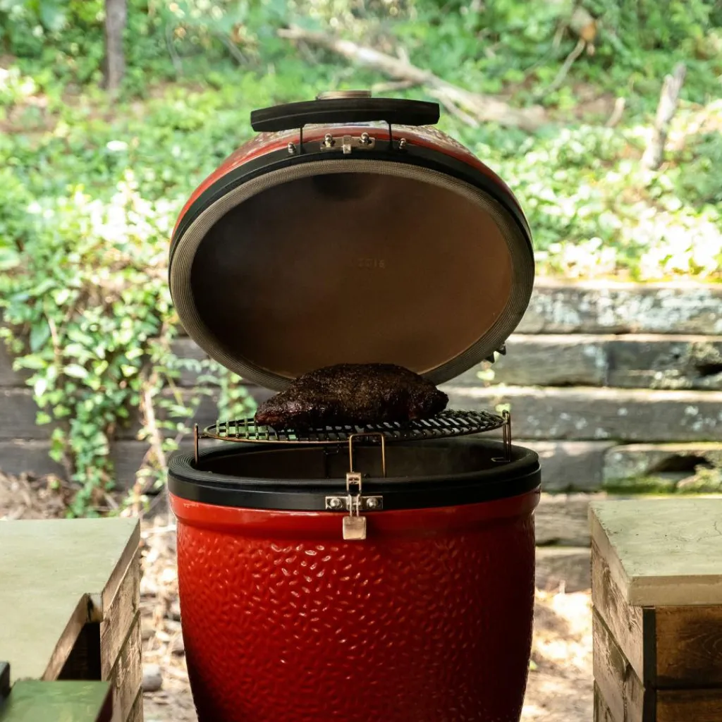 Kamado-Kamado Joe Classic III stand alone houtskoolbarbecue red