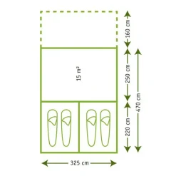 4-Persoons Tent|Tunneltenten-Karsten Lacerta tunneltent beige 2025