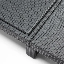 Keter Daytona Sunlounger ligbed graphite inclusief  kussen< Ligbedden