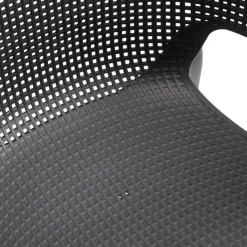 Tuinstoelen-Keter Elisa stapelbare tuinstoel graphite