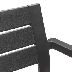 Tuinstoelen-Keter Julie stapelbare tuinstoel graphite