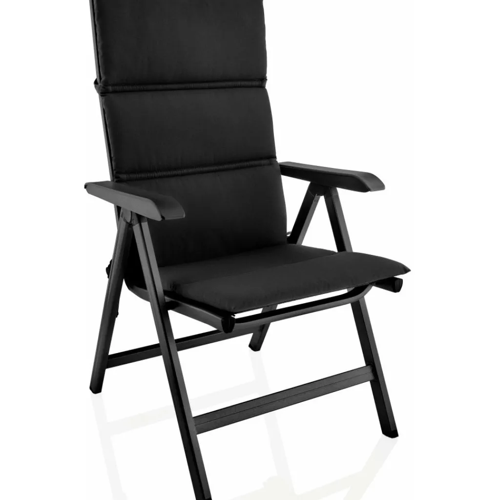 Kettler Basic Plus verstelbare tuinstoel antraciet inclusief kussen< Tuinstoelen