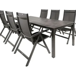 Kettler HPL 220 Easy 6 verstelbaar tuinset antraciet< Tuinsets