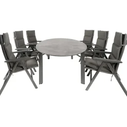 Kettler HPL Edge 240 Basic Plus 6 verstelbaar tuinset  antraciet< Tuinsets