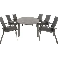 Kettler HPL Edge 240 Legato 6 dining tuinset antraciet< Tuinsets