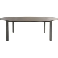 Tuintafels-Kettler HPL Edge tuintafel ovaal 240 x 132 antraciet