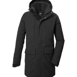 Killtec KOW 80 parka outdoor jack heren black< Outdoor Jack