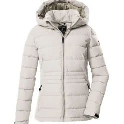 Outdoor Jack-Killtec KOW 10 Quilted outdoor jack dames white sand