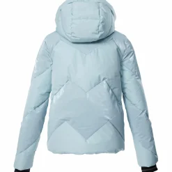 Ski Jassen|Wintersport-Killtec KSW 113 winterjas dames light ice blue