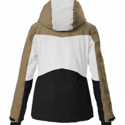 Ski Jassen|Wintersport-Killtec KSW 30 winterjas dames broken white