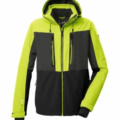 Ski Jassen|Wintersport-Killtec KSW 48 winterjas heren spring green
