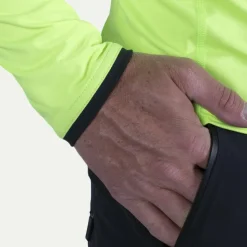 Kjus Feel Half-Zip skipully heren limelight black< Skipullies|Wintersport