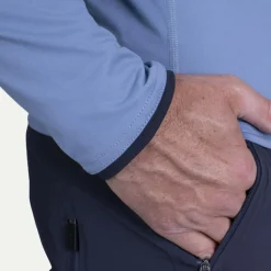 Kjus Feel Half-Zip skipully heren neptune deep space< Skipullies|Wintersport