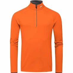 Kjus Feel Half-Zip skipully heren orange< Skipullies|Wintersport