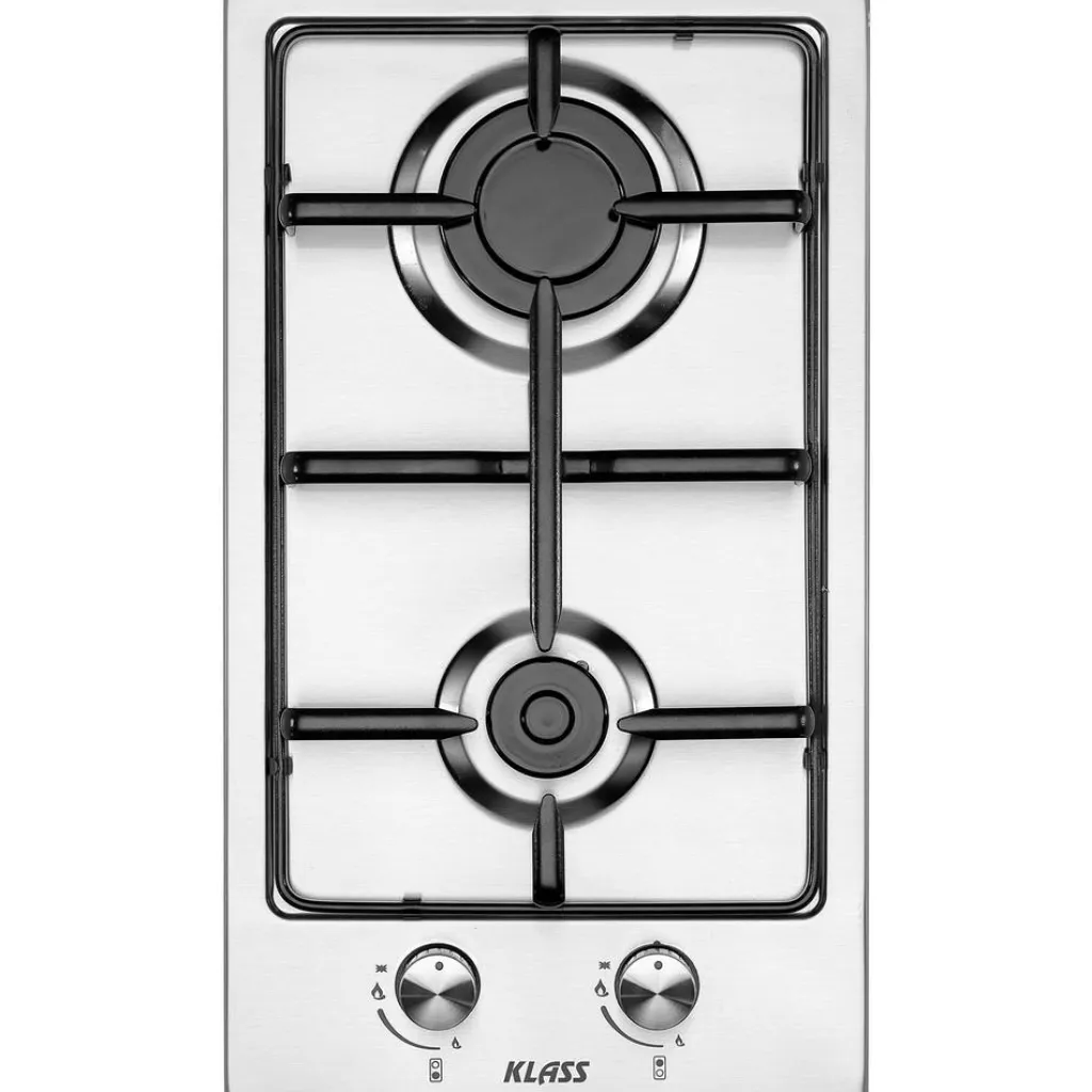 Klass RVS 2-pits kookplaat< Kooktoestellen Inbouw