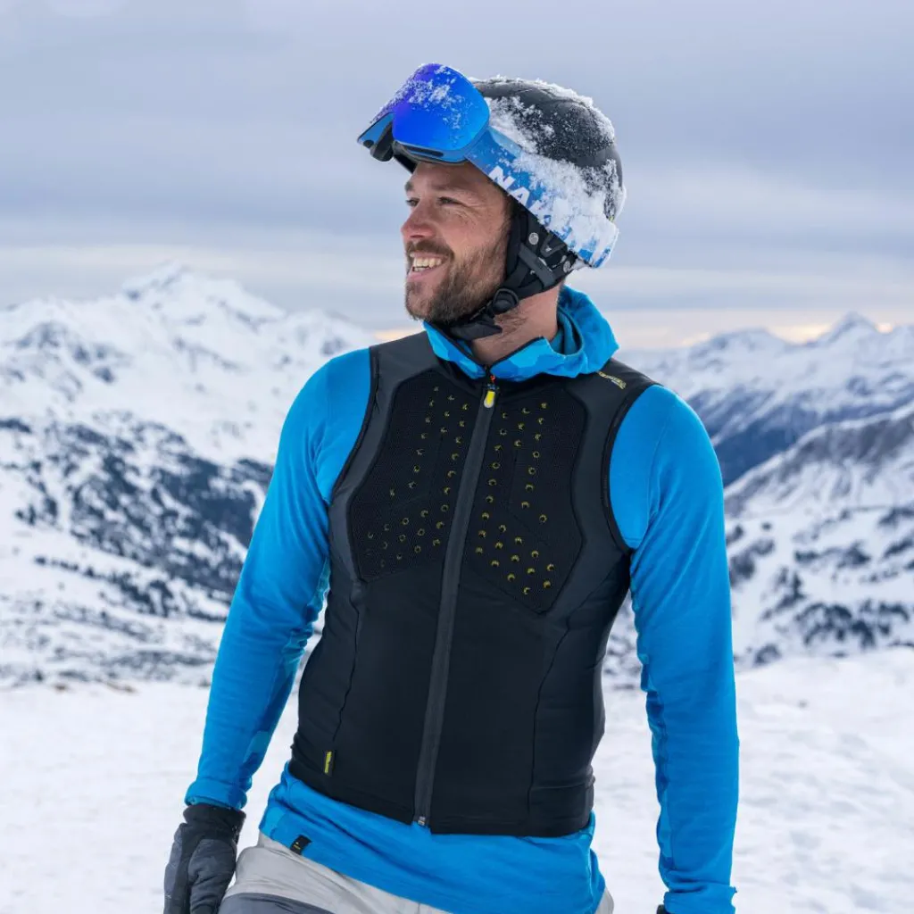Wintersport Protectie|Wintersport-Komperdell Air Vest Plus rugbeschermer black