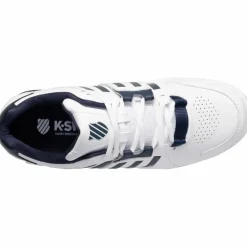 Tennisschoenen-K-Swiss Accomplish IV Omni tennisschoenen heren white peacoat silver