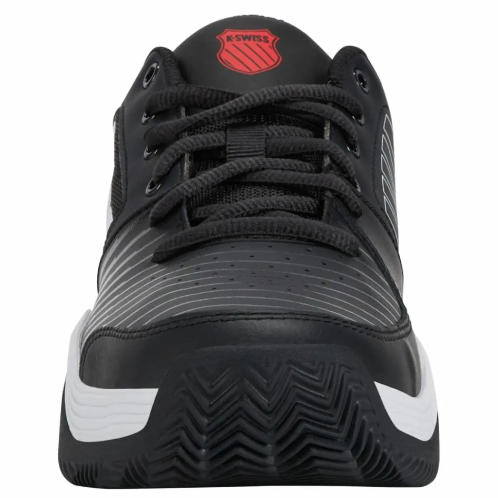 K-Swiss Court Express HB tennisschoenen heren stretch limo white high risk red< Tennisschoenen