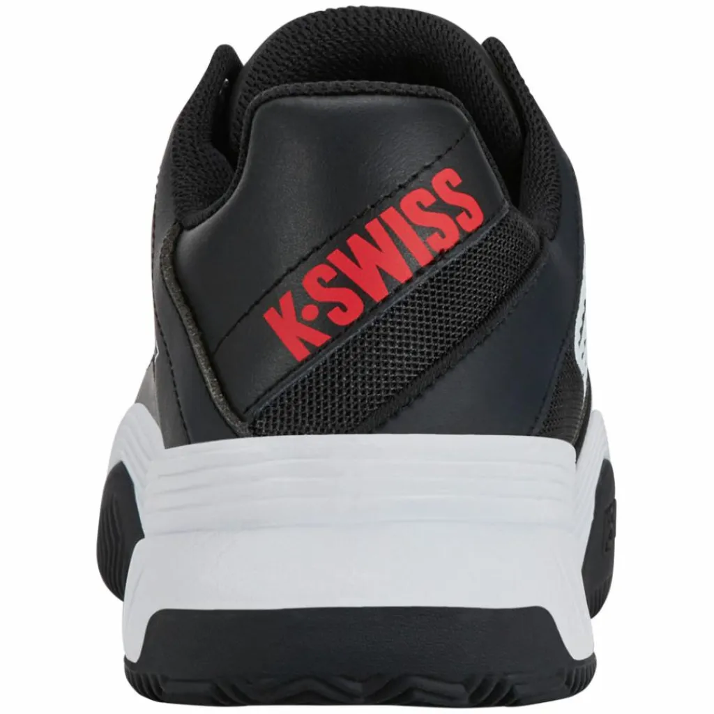 K-Swiss Court Express HB tennisschoenen heren stretch limo white high risk red< Tennisschoenen