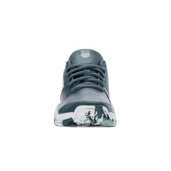 Tennisschoenen-K-Swiss Court Express Omni tennisschoenen junior indian teal white aqua splash