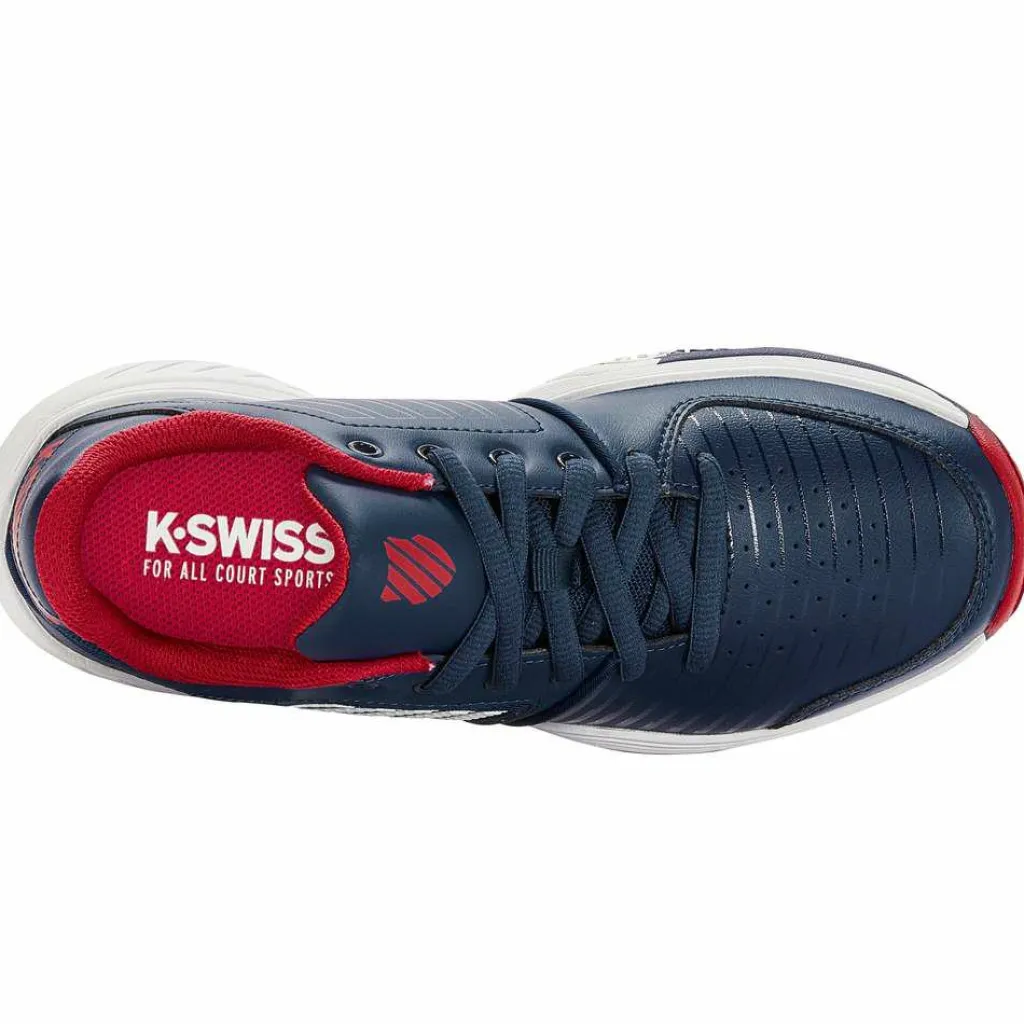 K-Swiss Court Express Omni tennisschoenen junior blue opal white lollipop< Tennisschoenen