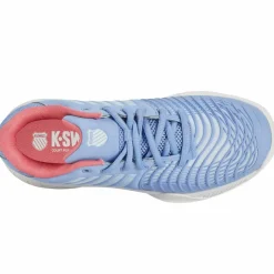Tennisschoenen-K-Swiss Express Light 3 HB tennisschoenen dames open air bright white strawberry ice
