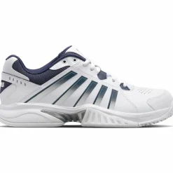 K-Swiss Receiver V Omni tennisschoenen heren white peacoat silver< Tennisschoenen