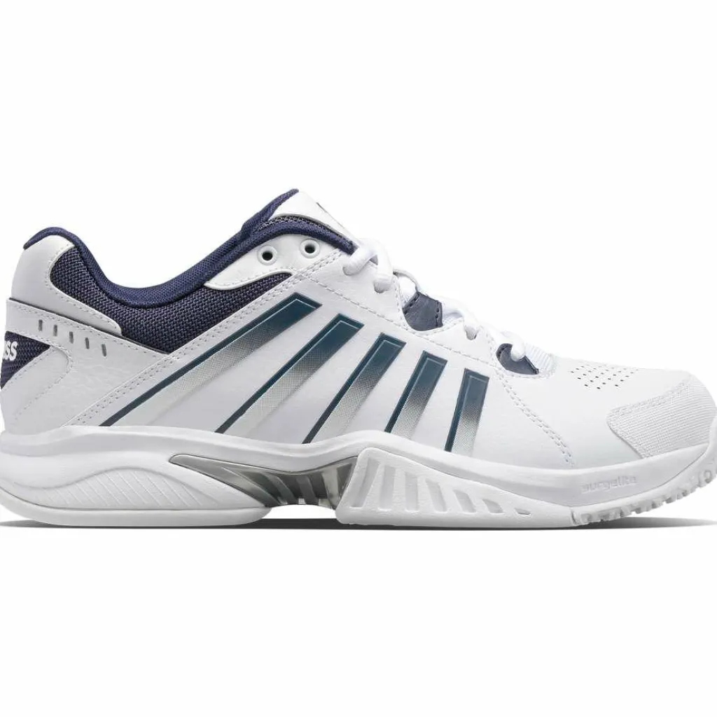 K-Swiss Receiver V Omni tennisschoenen heren white peacoat silver< Tennisschoenen