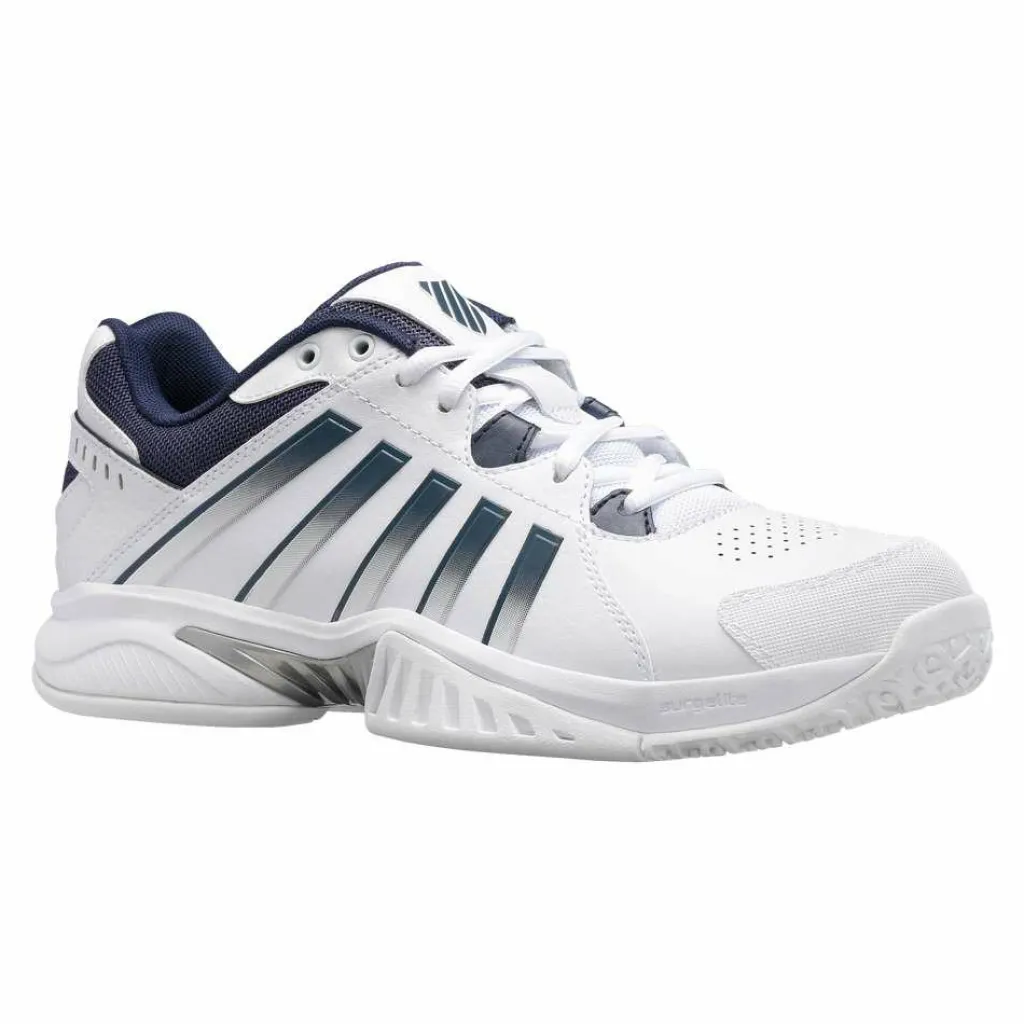 K-Swiss Receiver V Omni tennisschoenen heren white peacoat silver< Tennisschoenen
