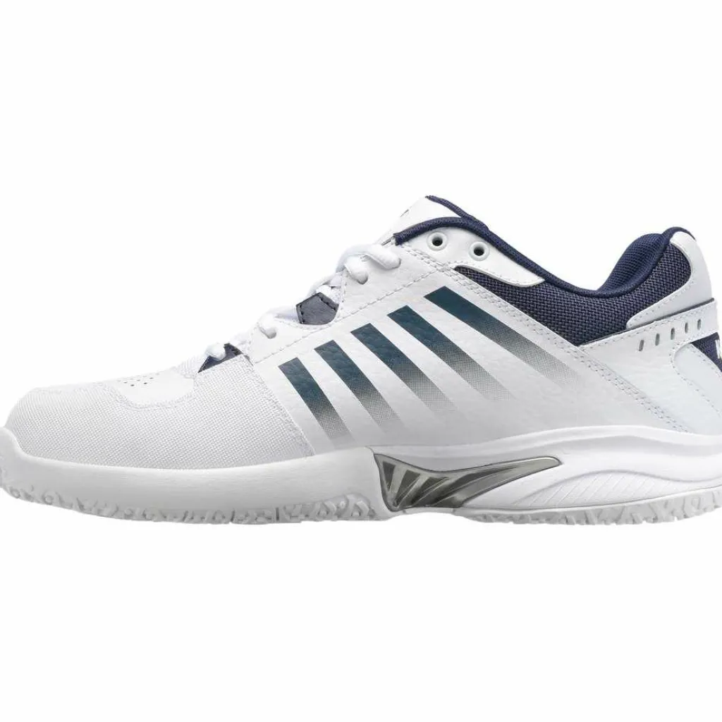 K-Swiss Receiver V Omni tennisschoenen heren white peacoat silver< Tennisschoenen