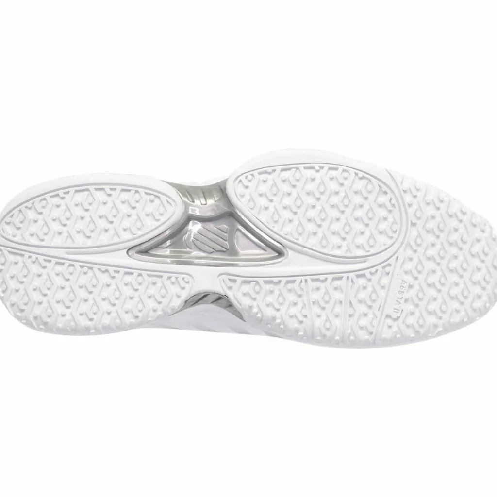 K-Swiss Receiver V Omni tennisschoenen heren white peacoat silver< Tennisschoenen