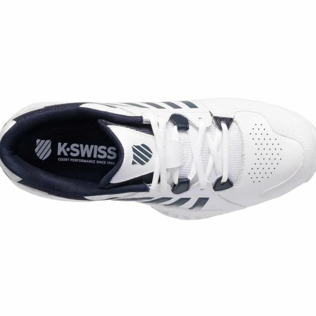 K-Swiss Receiver V Omni tennisschoenen heren white peacoat silver< Tennisschoenen