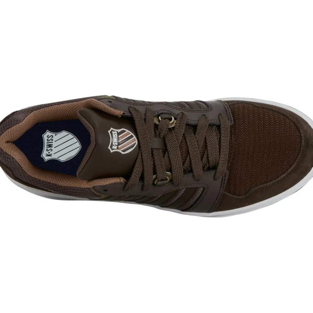 K-Swiss Rival Trainer T schoenen heren chocolate brown toasted coconut< Schoenen