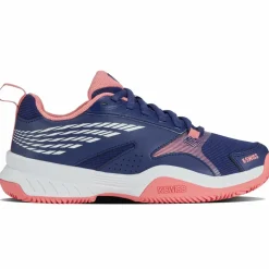 Padelschoenen-K-Swiss SpeedEx HB padelschoenen dames estate blue white strawberry ice