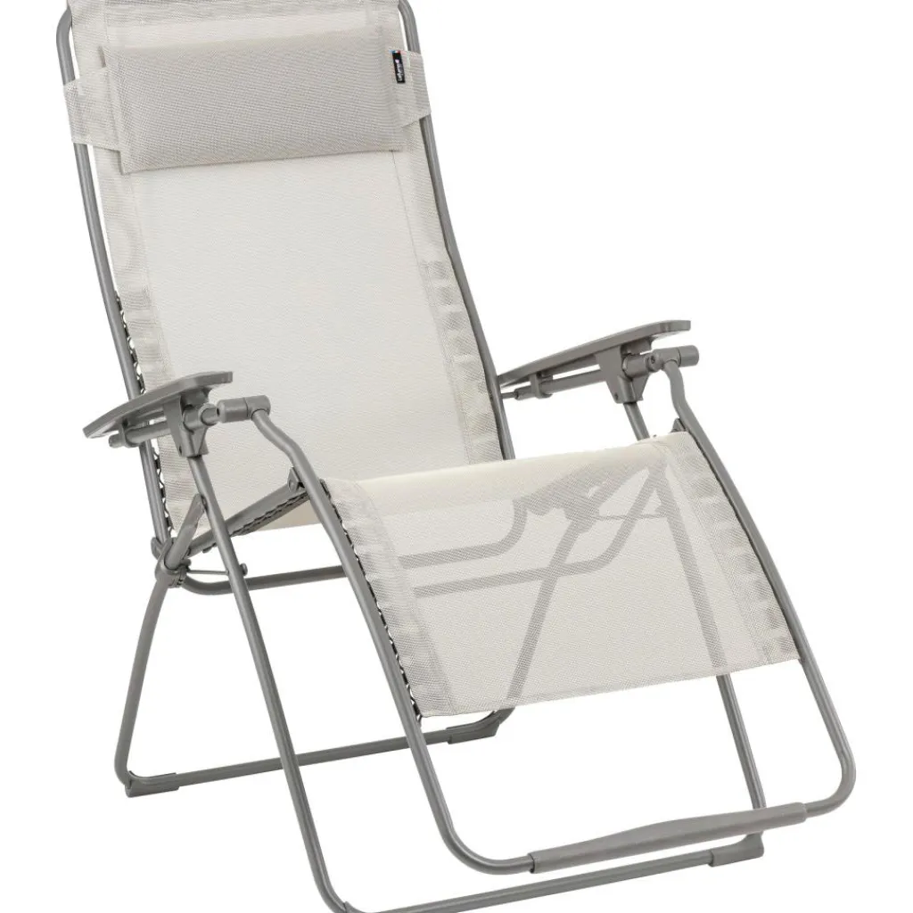 Lafuma Futura XL Batyline Iso relaxstoel beige seigle< Relaxstoelen