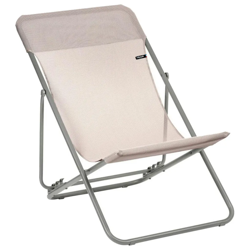Lafuma Maxi Transat Batyline Iso strandstoel magnolia< Strandstoelen