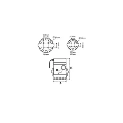 Waterpompen-Lalizas 500 GPH bilgepomp