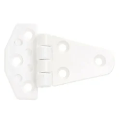 Lalizas scharnier 80 x 60 x 4,5 mm wit< Hang- & Sluitwerk