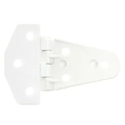 Lalizas scharnier 80 x 60 x 4,5 mm wit< Hang- & Sluitwerk