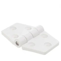 Lalizas scharnier 63 x 40 x 4,5 mm wit< Hang- & Sluitwerk