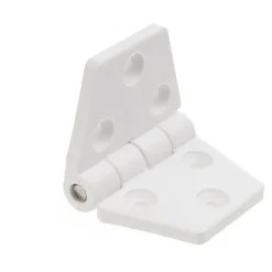 Lalizas scharnier 63 x 40 x 4,5 mm wit< Hang- & Sluitwerk