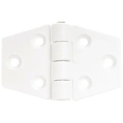 Lalizas scharnier 63 x 40 x 4,5 mm wit< Hang- & Sluitwerk