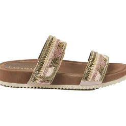 Slippers-Lazamani 75.386 slippers dames 2-straps nude