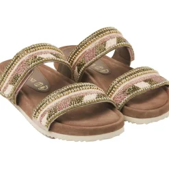 Slippers-Lazamani 75.386 slippers dames 2-straps nude