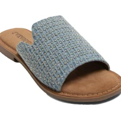Slippers-Lazamani Alma slippers dames denim