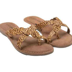 Slippers-Lazamani Ava slippers dames leopard