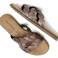Lazamani Eden slippers dames pewter< Slippers