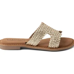 Lazamani Flor slippers dames gold< Slippers