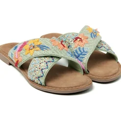 Slippers-Lazamani Livia slippers dames mint