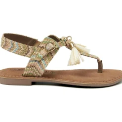 Sandalen-Lazamani Noa sandalen dames beige
